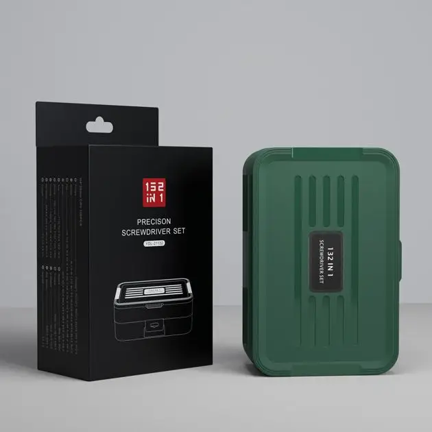 Cacciavite di precisione manuale portatile originale 132 in 1 Set completo di strumenti di riparazione per orologi per telefoni cellulari