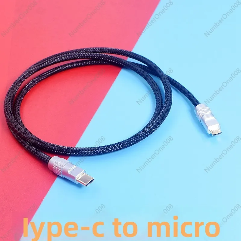 كابل بيانات الصوت من النوع C إلى Micro B OTG لمشغل هاتف Android ومحول الشحن السريع وموصل متعدد الوظائف #2