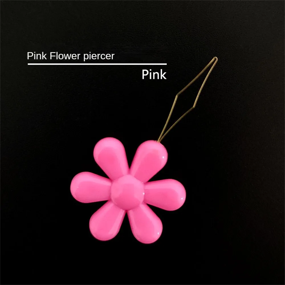 1Pc Elderly Easy Sewing Needle Device Flower Shape Threader Leather Craft Tools Sewing Needlework Sewing Accessories