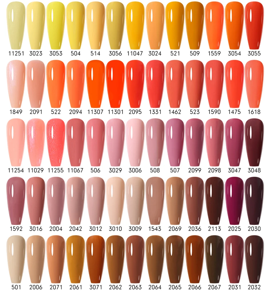 Arte Clavo HEMA TPO Free 15ml 12-teiliges Gel-Nagellack-Set Hochpigmentierte Regenbogen-Farbenpalette für Salon-Nageldesign – Detail 7
