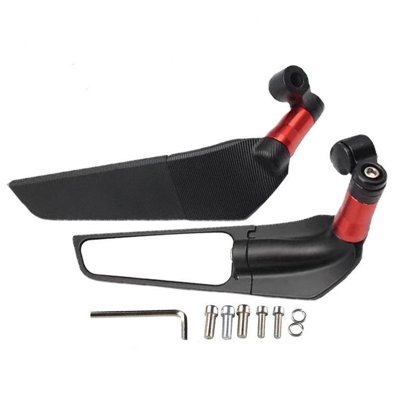 

Аксессуары для мотоциклов, зеркало заднего вида с фиксированным крылом, модифицированное с регулируемыми вращающимися боковыми зеркалами заднего вида для FGJ-025