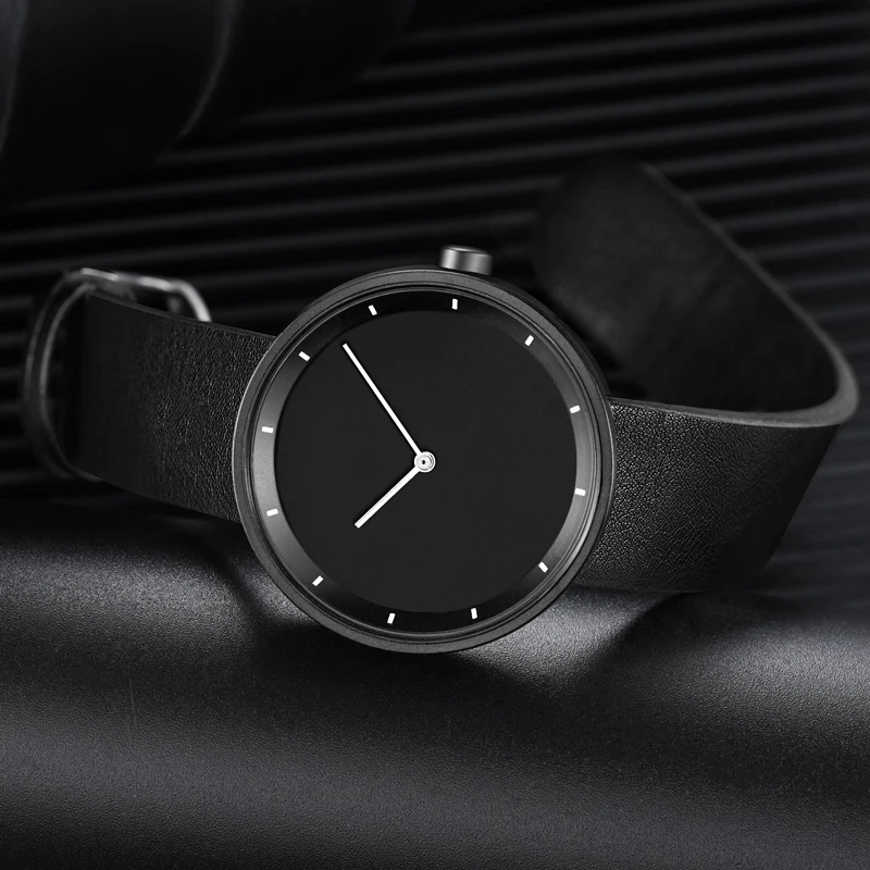 YAZOLE Watches Men Minimalist Two-Handed With Inner Shaded Roman Letter Scale Quartz Wristwatches Waterproof Student Clock