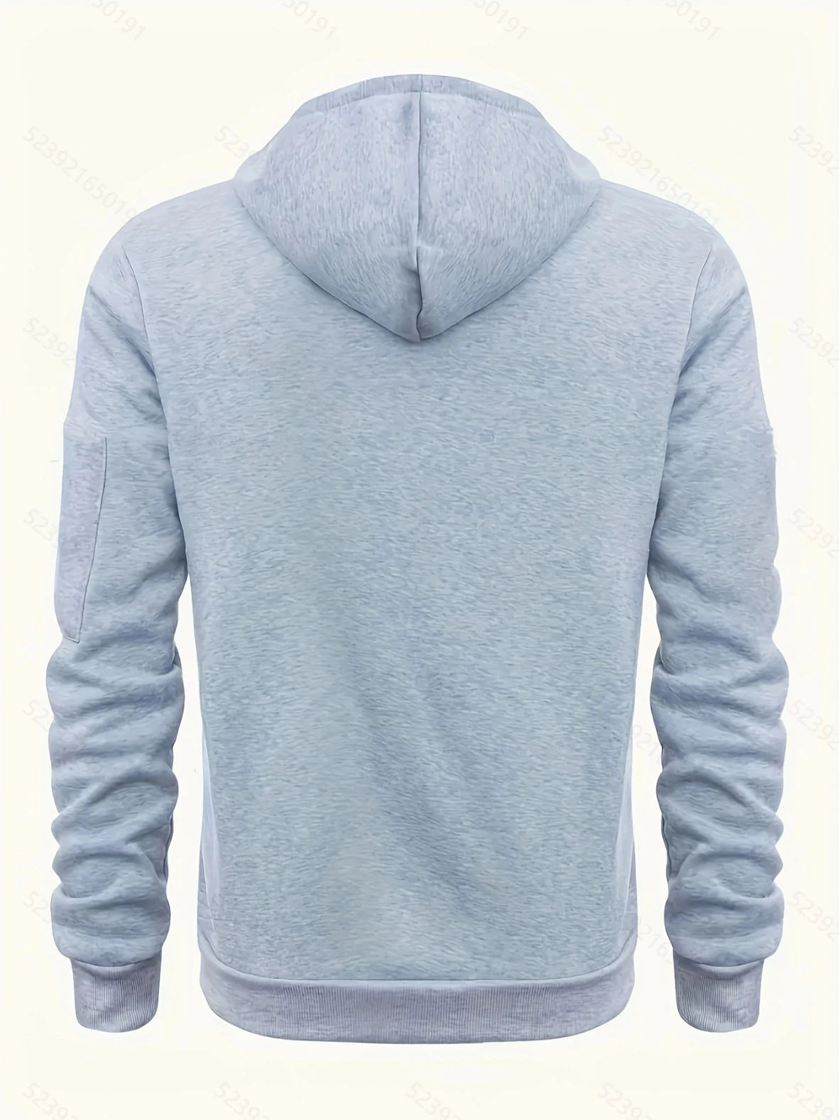 Sporty Casual Jacket with Multiple Pockets Simple Design Multifunctional Outdoor Indoor Leisure Coat for Men