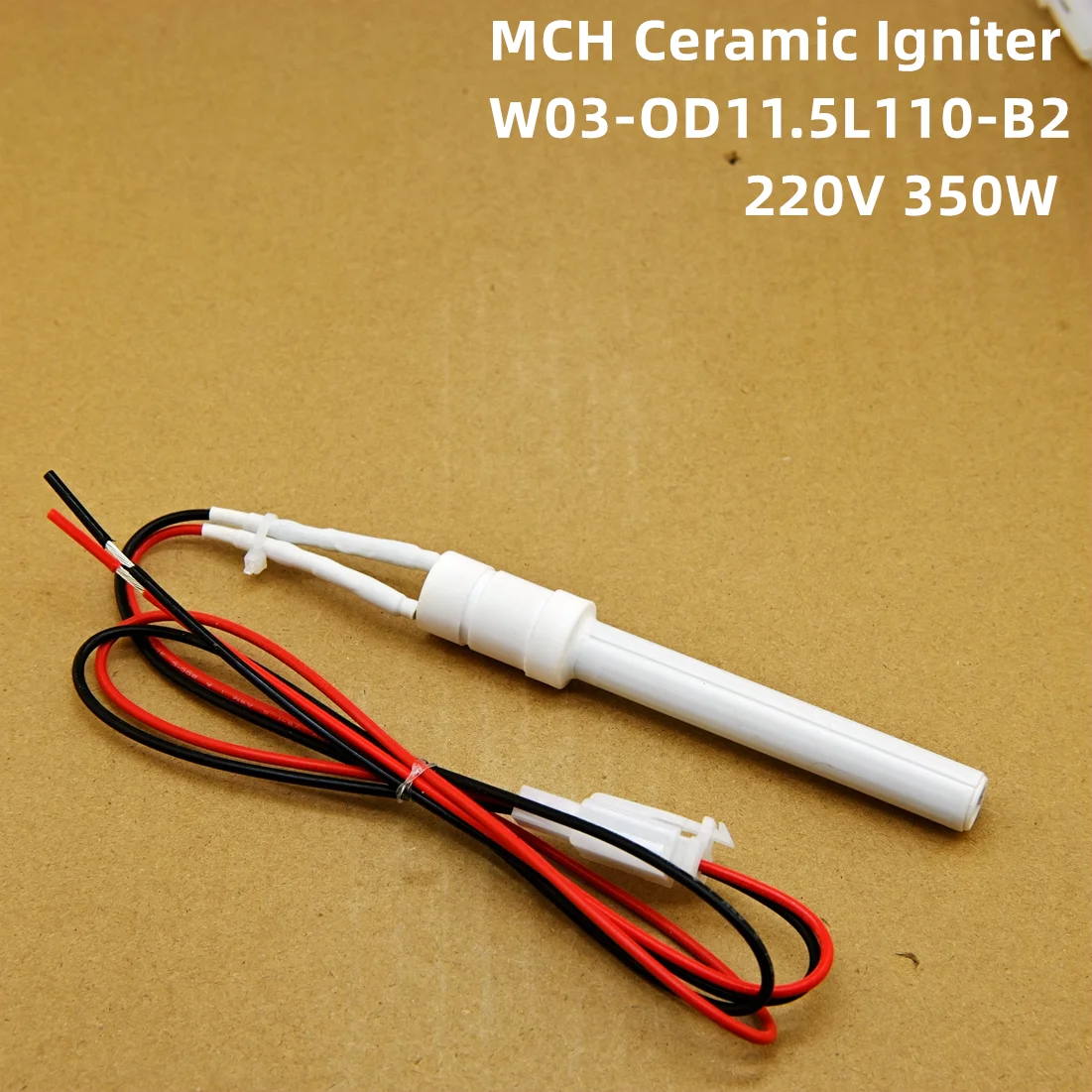 Ceramic Igniter 220V 350W  wood pellet oven Ignition rod, biofuel heater fast Ignition energy saving, high efficiency