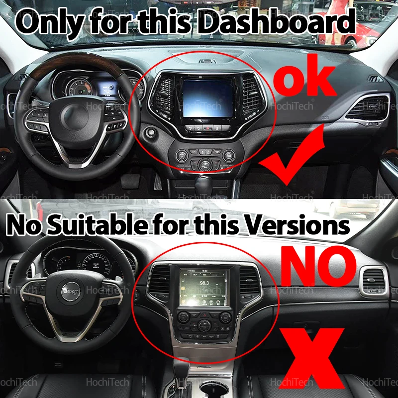ジープチェロキー KL 2014-2018 ダッシュボードカ - Car Anti-Slip Dashboard Mat のレビューと価格