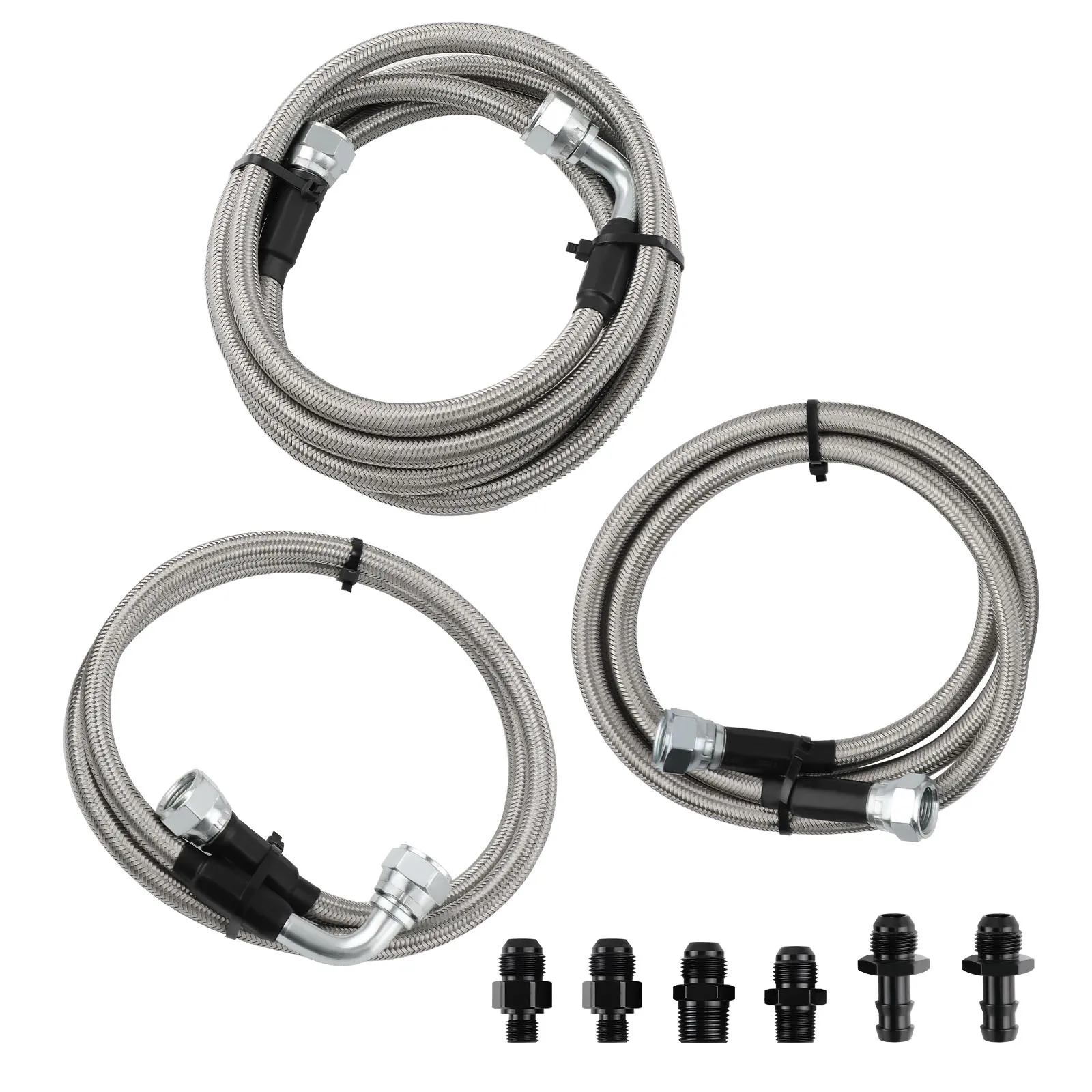 

Transmission Cooler Lines Kit Heavy Duty Hose Fit 1996-2002 Dodge Ram with 47RE