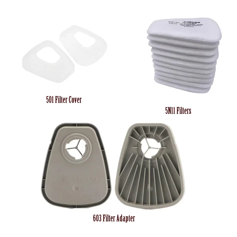 3M 6200 compatible filtro polvo electrostático 5N11 para respirador