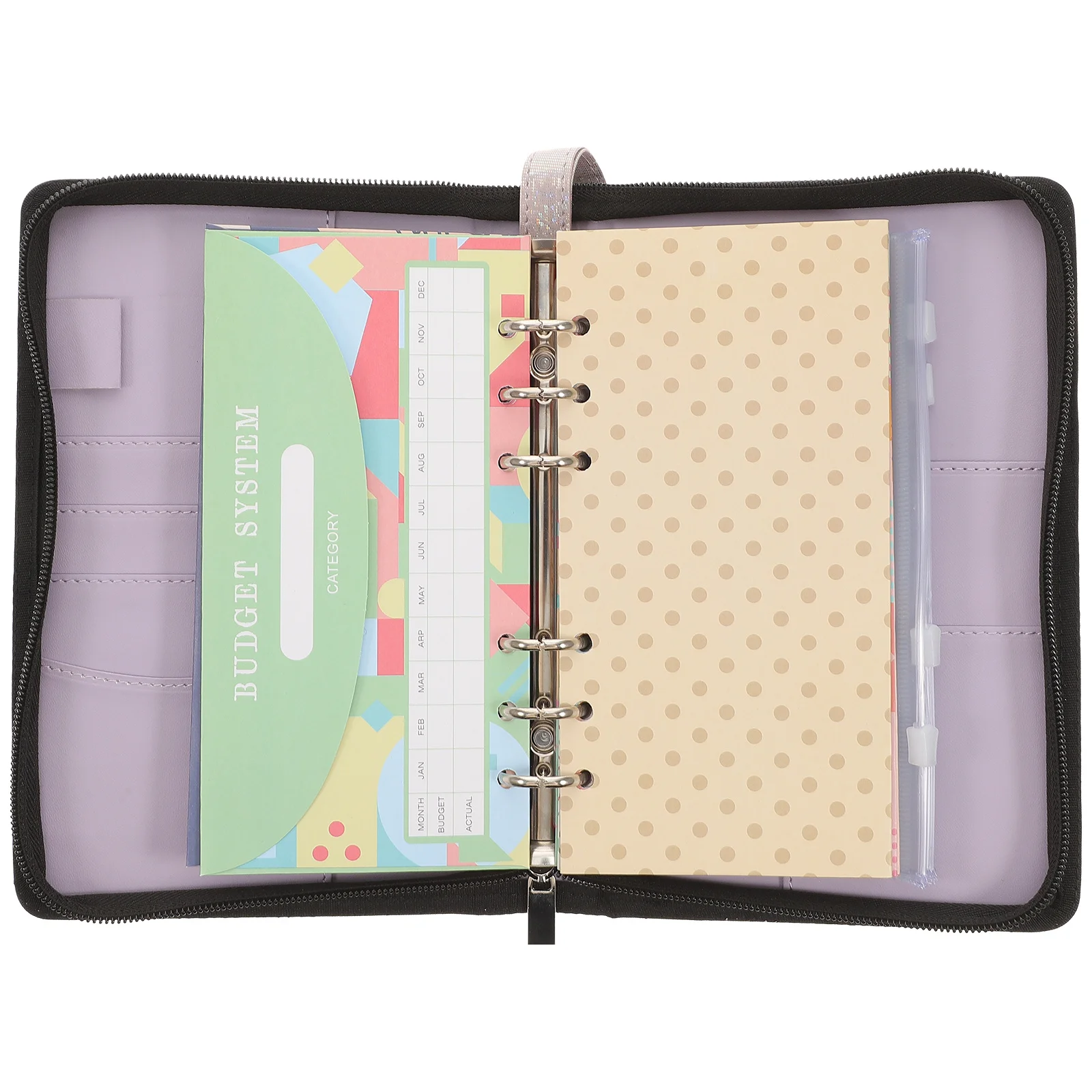 1Set Cash Envelopes Budget Wallet Portable Clutch Bag for Cards Coins Photos Small Items Wear Resistant Soft Strong