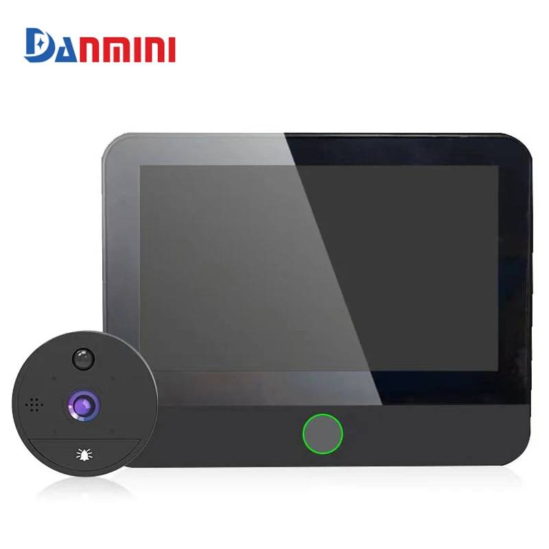 

4.3'' Digital Door Peephole 3MP Video Tuya Smart Life Door Camera 145° Night Vision Human Detection Wireless Intercom Video Eye