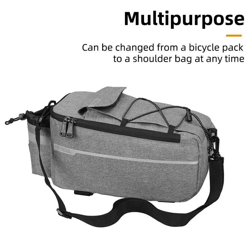 Bicycle Cycling Thermal insulation Back Saddle Tail Bags Rear Seat Trunk Bag Waterproof MTB Travel Road Mountain Bike Rack Pack