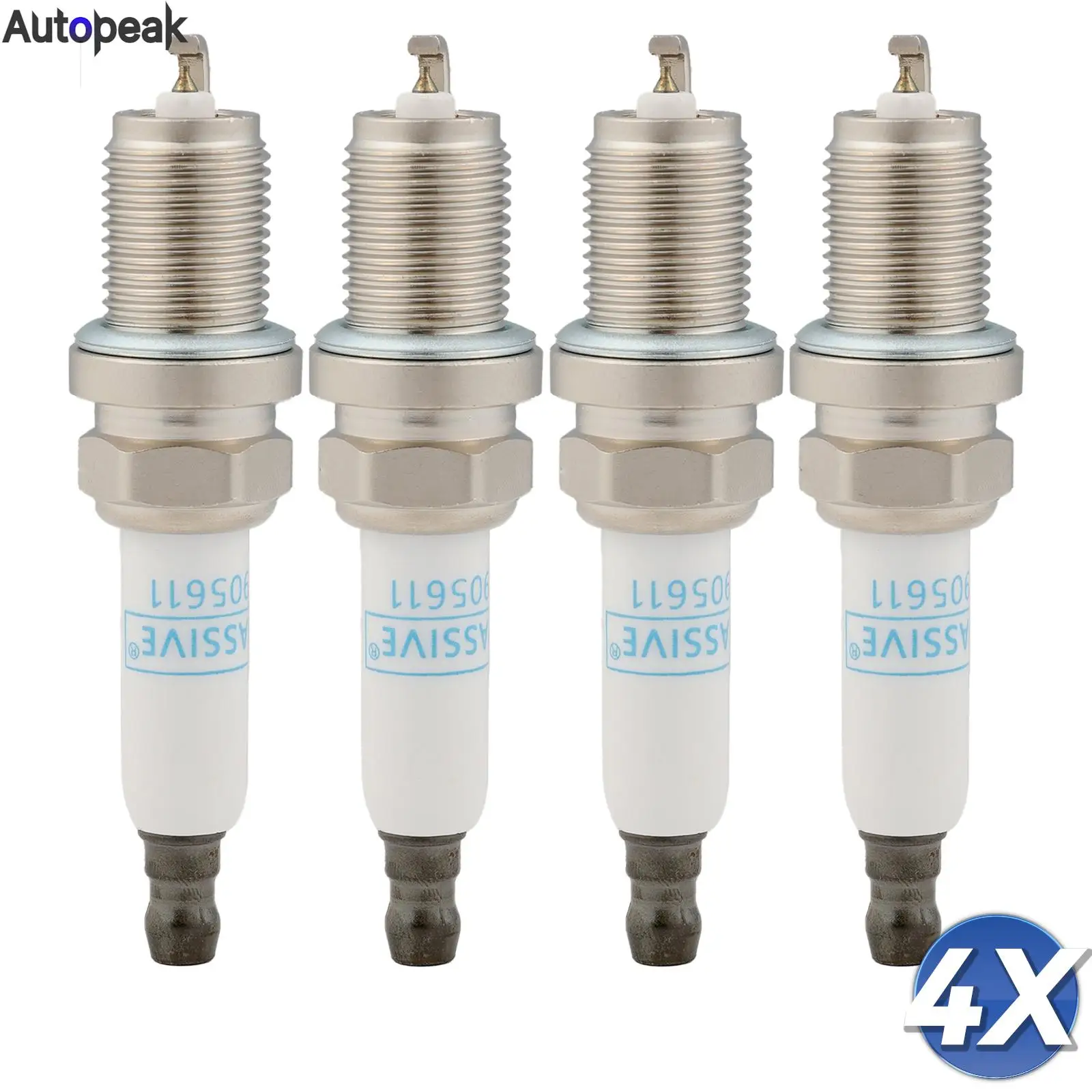 4Pcs Car Spark Plugs 101905611 101905611A 101905631F Truck Ignition Parts For Audi A1 A3 A4 A5 A6 A7 A8 VW Passat Jetta Golf GTI