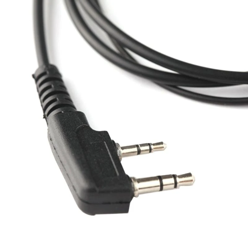 090F 2-pin High-quality Headset Microphone for Portable Walkie-talkies Headphones