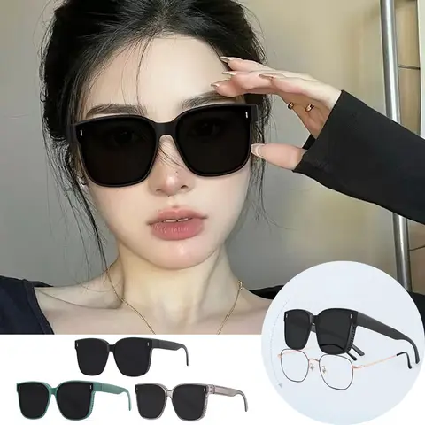 남녀공용 편광 선글라스 착용, 근시 처방 안경, 빈티지 야외 여행 야간 투시경 운전 고글, 신제품