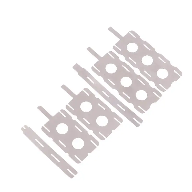 30Pcs 18650 Lithium Battery Nickel Sheet 5Set Polygonal Battery Nickel Sheet For Spot Welding Machine Batteries Connection Sheet