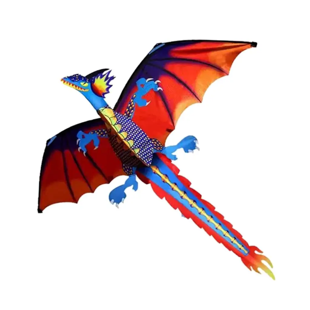Beautiful Large 3 Kite for Kids Adults Colorful Park Flying Game Quilaty Cloth