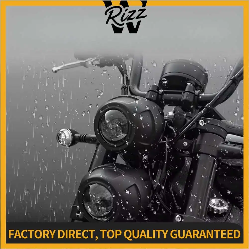 【Factory Direct】Wolverine Dual Retro LED Projector Headlight Assembly Super Bright Fit BENDA Dark Flag 500 Mod Parts