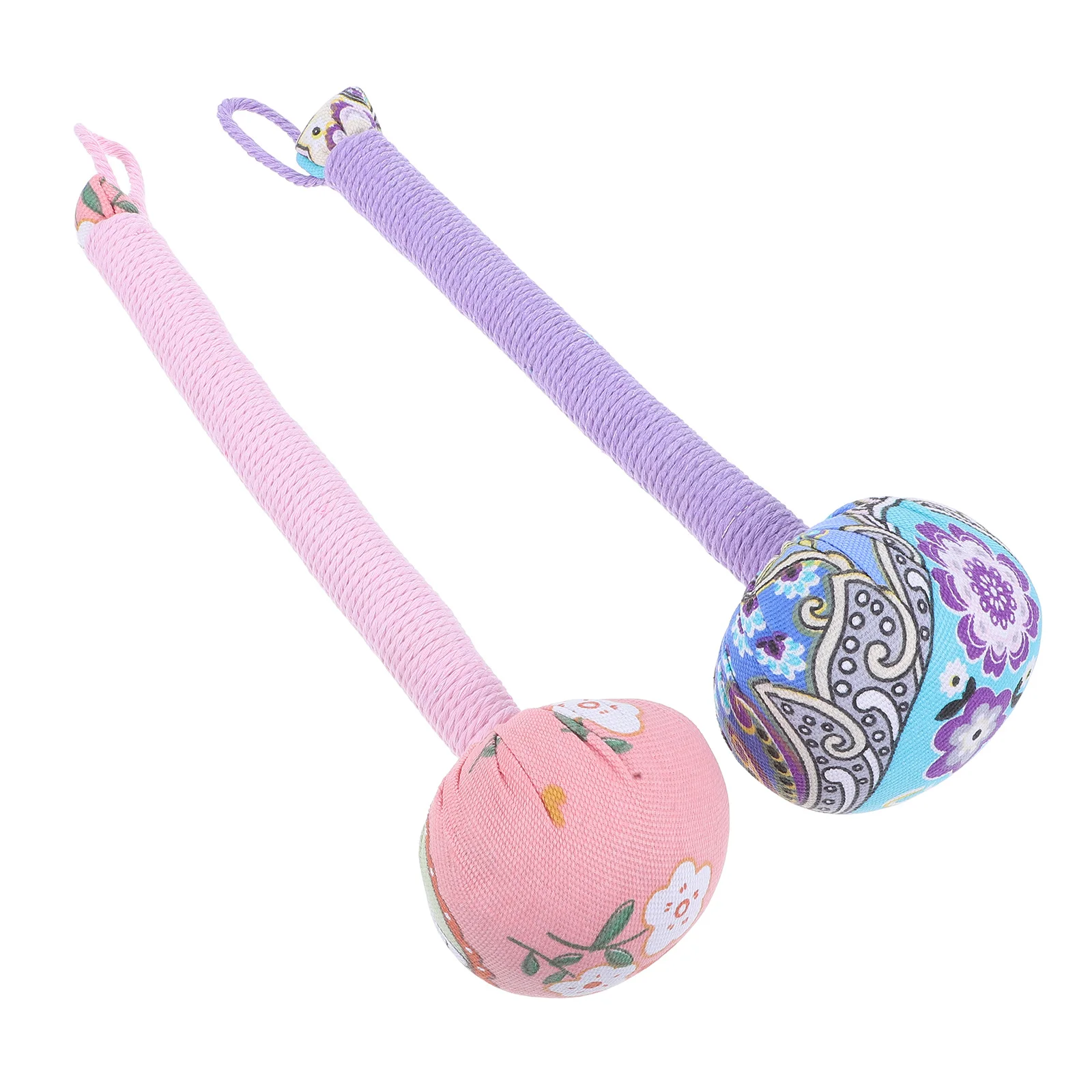 

2pcs Portable Mugwort Massage Hammer Handheld Body Tapping Tool For Back Shoulder Foot Warm Herbal Relief Home Office Travel