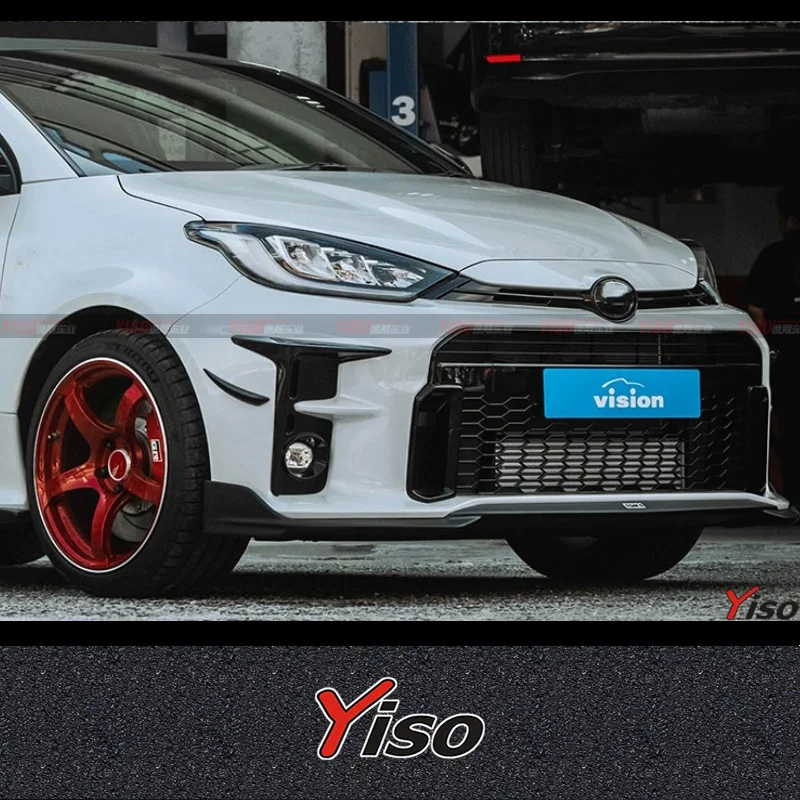 

Suitable for YARIS GR MXPA12 TOMS Front Spoiler Modified encirclement Carbon fiber TOMS Front Lip