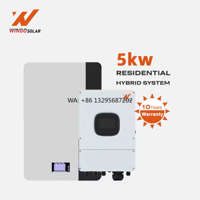 

Sunshine Energy Storage System All in One with 5kW Hybrid Solar Inverter and 5kWh 10kWh Powerwall Lithium Ion Batteries