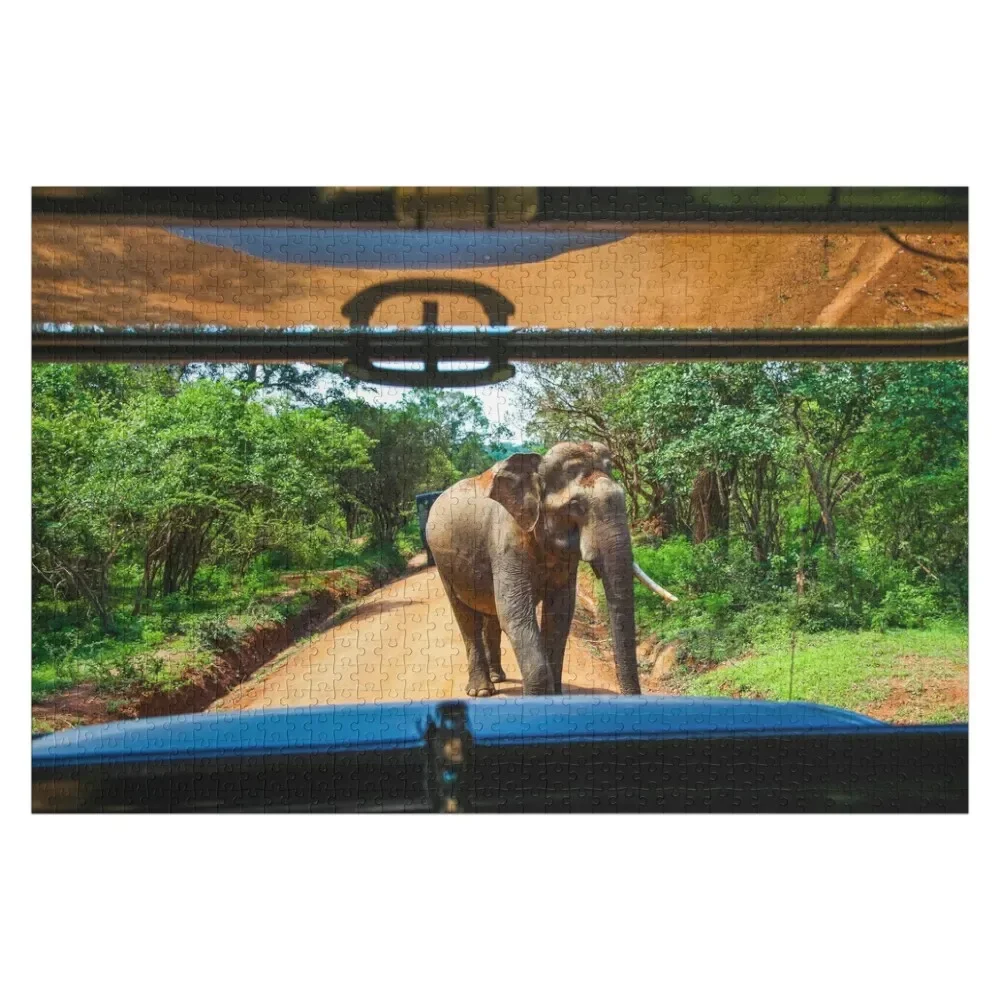 

Sri Lanka Elephant Jigsaw Puzzle Wooden Adults Custom Wood With Photo Custom With Photo Puzzle