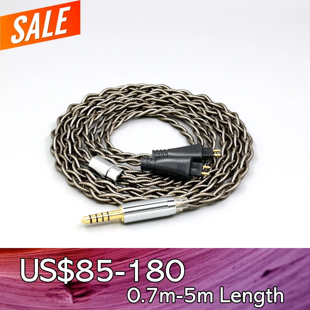 99% Pure Silver Palladium + Graphene Gold Earphone  Cable For FOSTEX TH900 TH1000RP TH1100RP TH-909 TR-X00 TH-600 MK2 LN008220