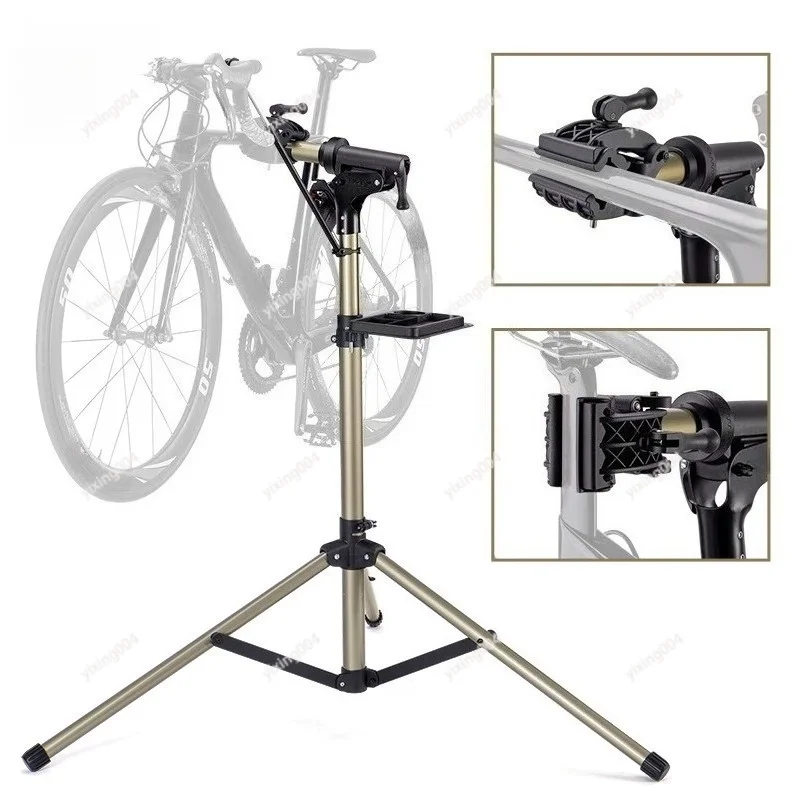 Bicycle Repair Stand Adjustable Maintenance Workstation For Road Mountain Bike Service