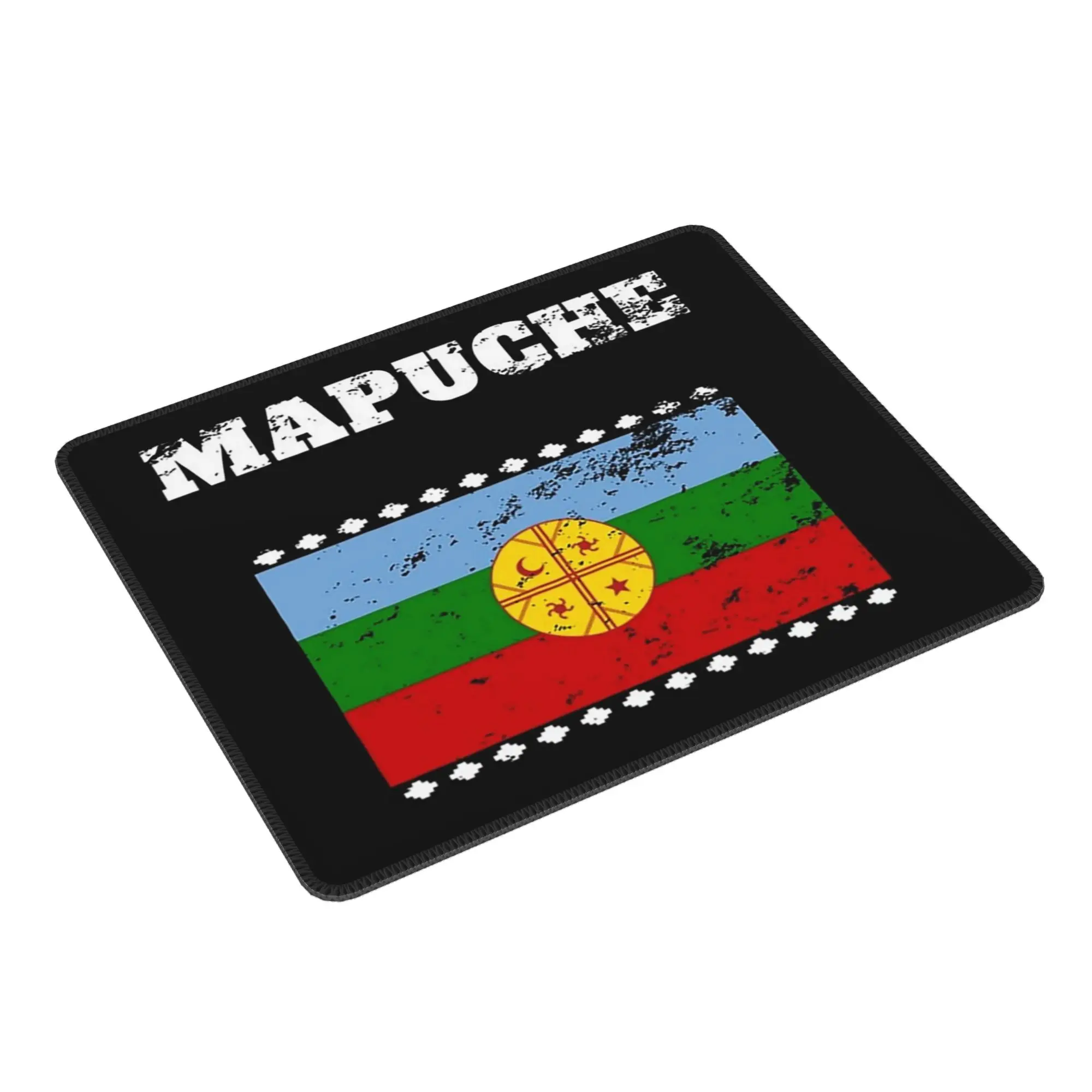 

Городской флаг Mapuche, ретро винтажный коврик для мыши, компьютерная клавиатура, коврик для мыши, геймерский ПК, ноутбук, настольный коврик, офисные аксессуары, настольные коврики