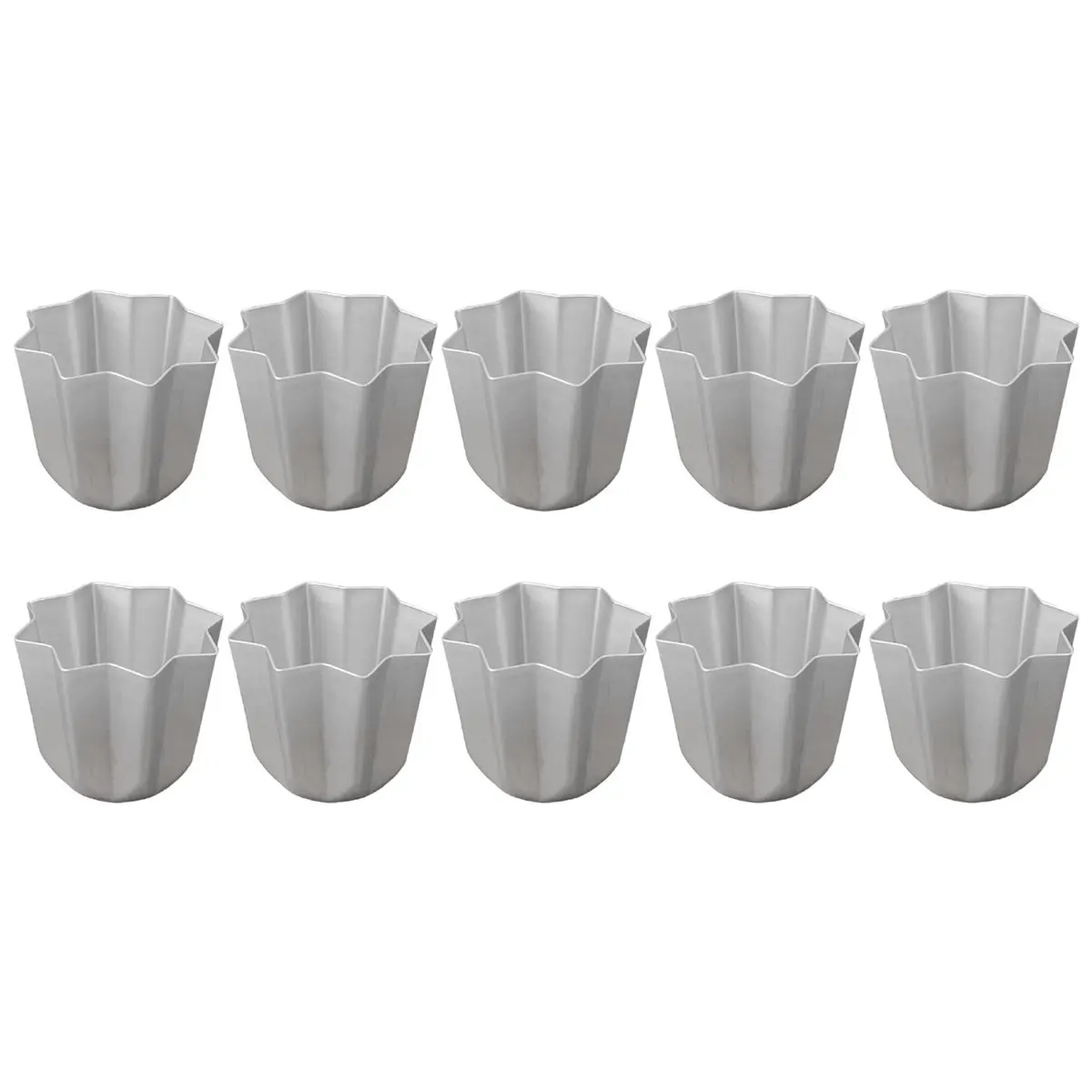 PROFESSIONAL USE 10pcs Mini Octagon Shape Aluminium Bread Mold Mousse Cake Molding Cheese Cake Mould Jelly Pudding Molds DIY Bak