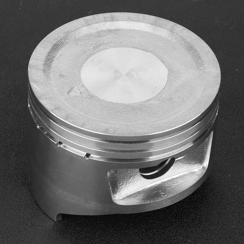 Silver Engine Piston Kit Aluminum Easy to Install Piston Replacement Accessories Round for 168F 170 188 GX160 GX200 GX390 270