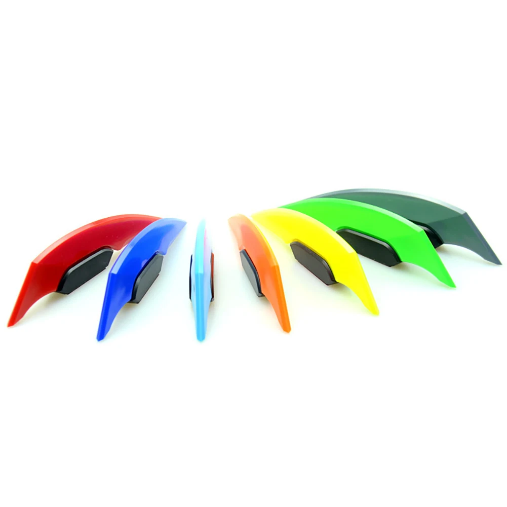 

1 pair of universal motorcycle wind wings with colorful aerodynamic spoiler wings with sticky motorcycle exterior decoration