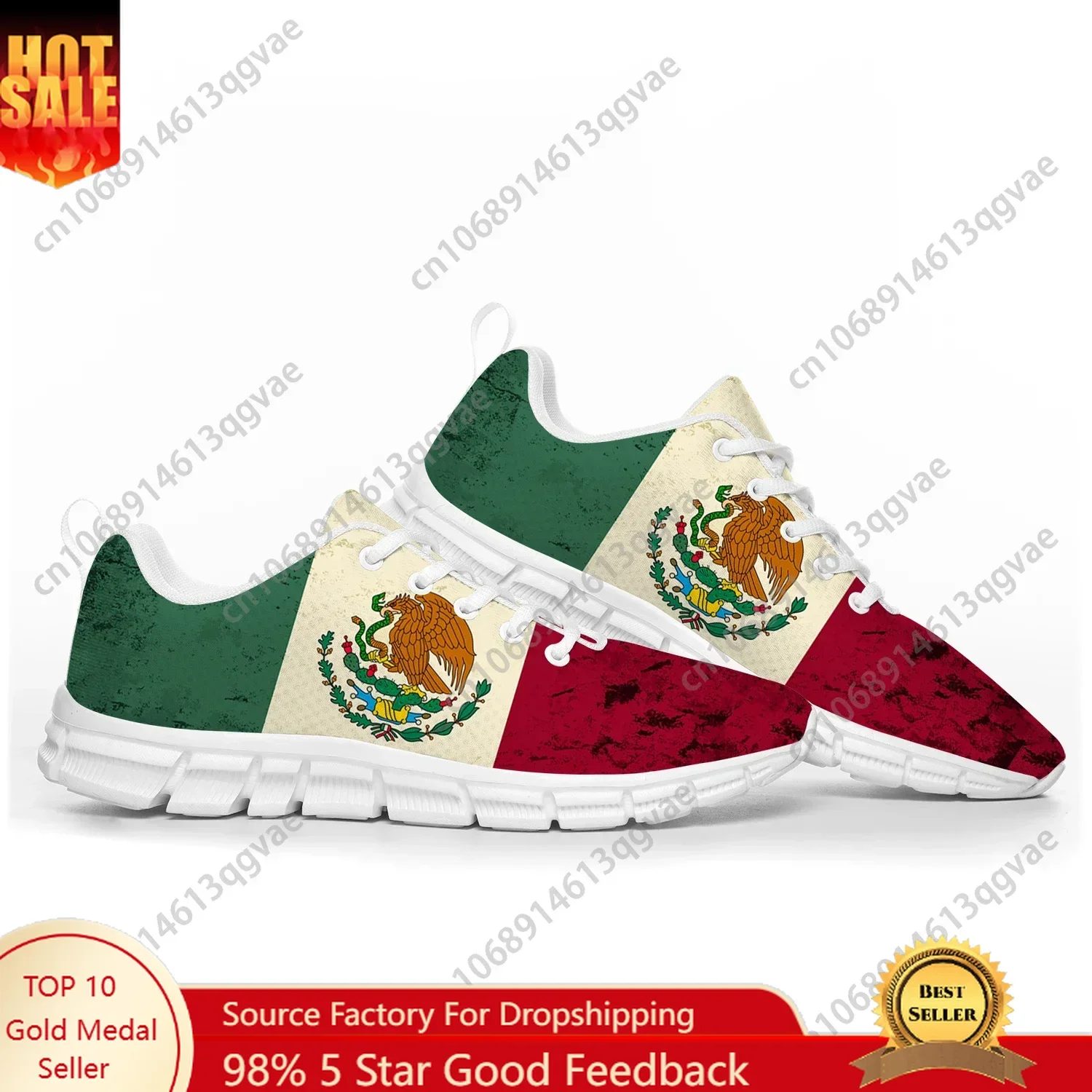 

Mexican Flag Sports Shoes Mens Womens Teenager Kids Children Sneakers Mexico Casual Custom High Quality Couple Shoes