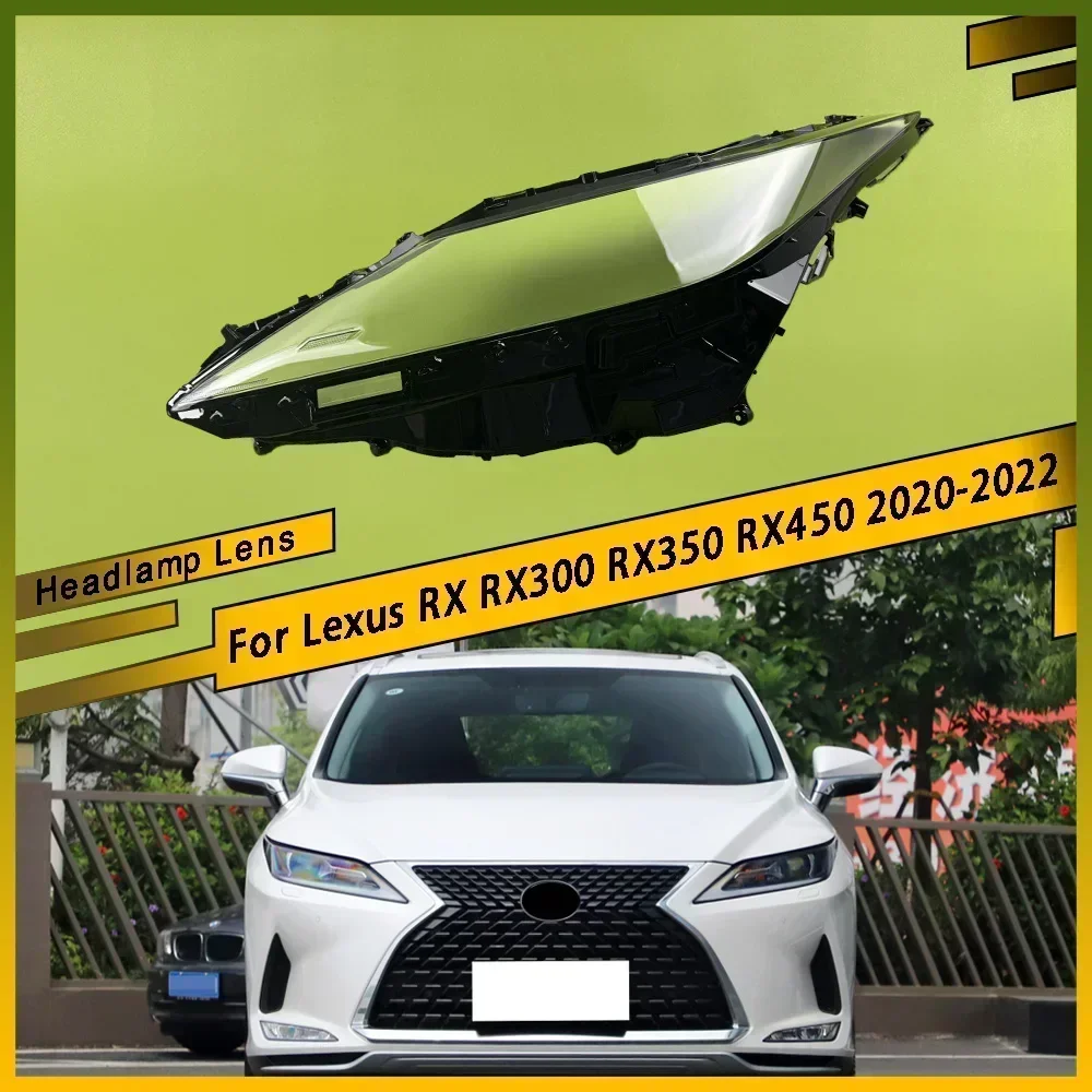 

Headlamp Light Case Transparent Lampshade Lamp Shell Headlight Lens Glass Cover For Lexus RX RX300 RX350 RX450 2020 2021 2022