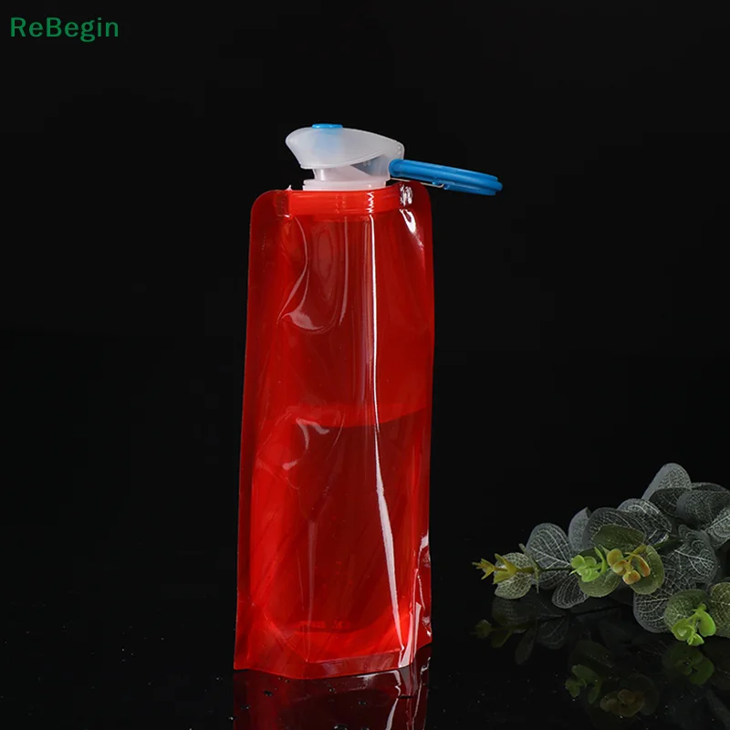 700mL Reusable Sports Travel Portable Collapsible Folding Drink Water Bottle Kettle Outdoor Sports Plastic Water Bottle