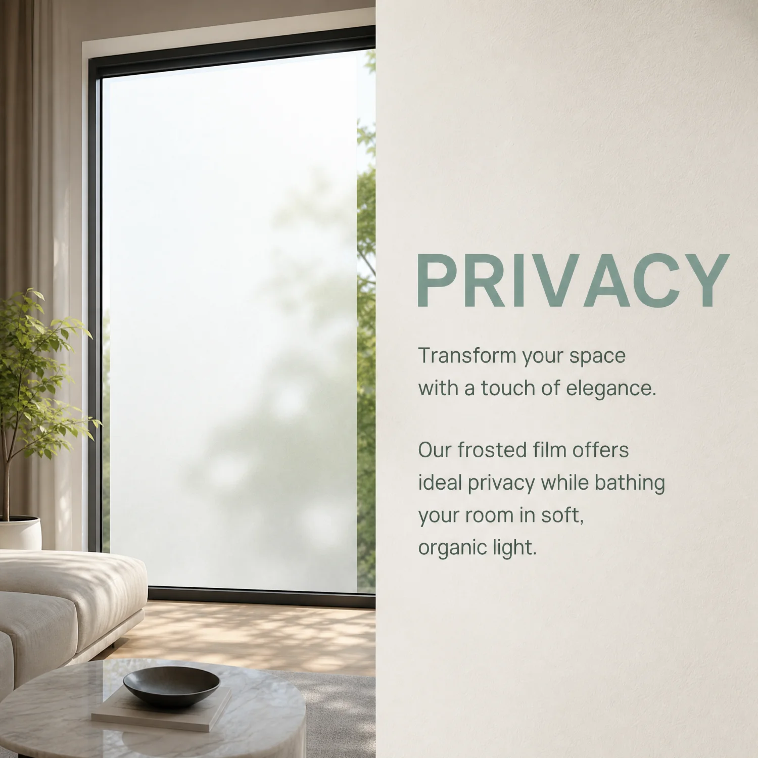 1 Roll Frosted Privacy Window  - Home Bathroom Window recension och pris