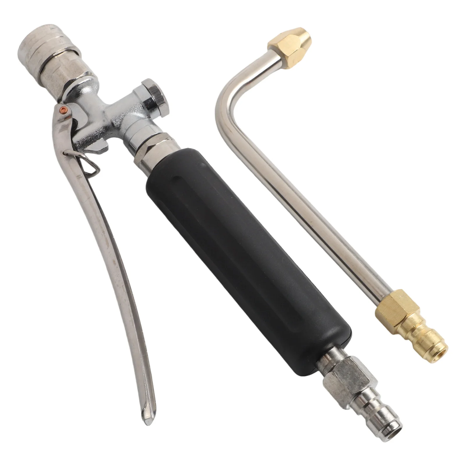 1 Pc Metal High Pressure Spray Lance With Lock Handle And 1/4 Quick Fit For Car Washer Machine Garden Hose Nozzle