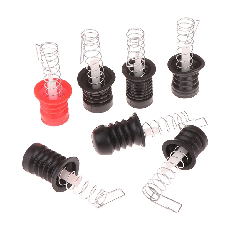 New 1Pcs Universal Rubber Washing Machine Water Drain Valve Plug Water Seal Drain Water Sealing Rubber Pad Valve Spring Fittings