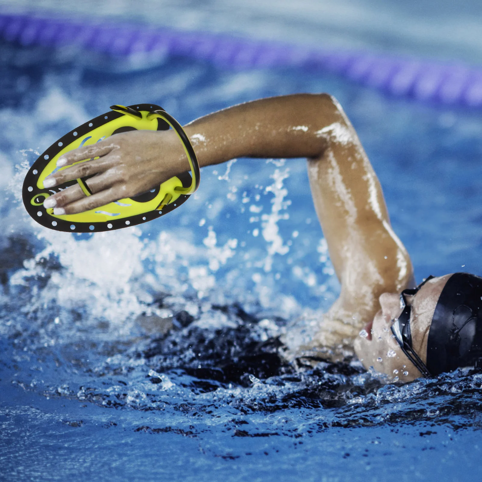 

Hand Paddles Swimming Gear Gloves for Exercise Equipment Training Gadgets Women