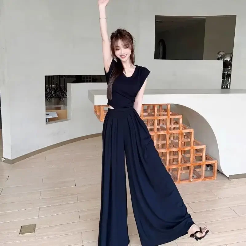 여성용 오피스 팬츠 세트 2피스 전문직 워크 코디 풀 의류 판매 트렌드 2025 의상 고급 바지 여성