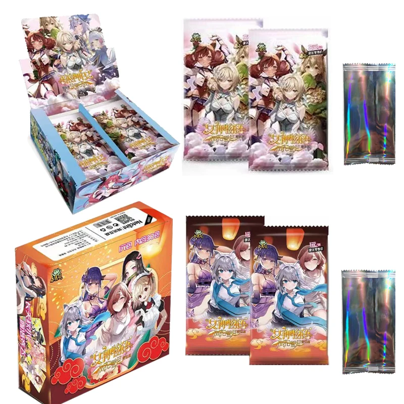 Göttin Geschichte Sammlung Karten Box Booster Monster Mädchen Enzyklopädie Pr Anime Spielkarten