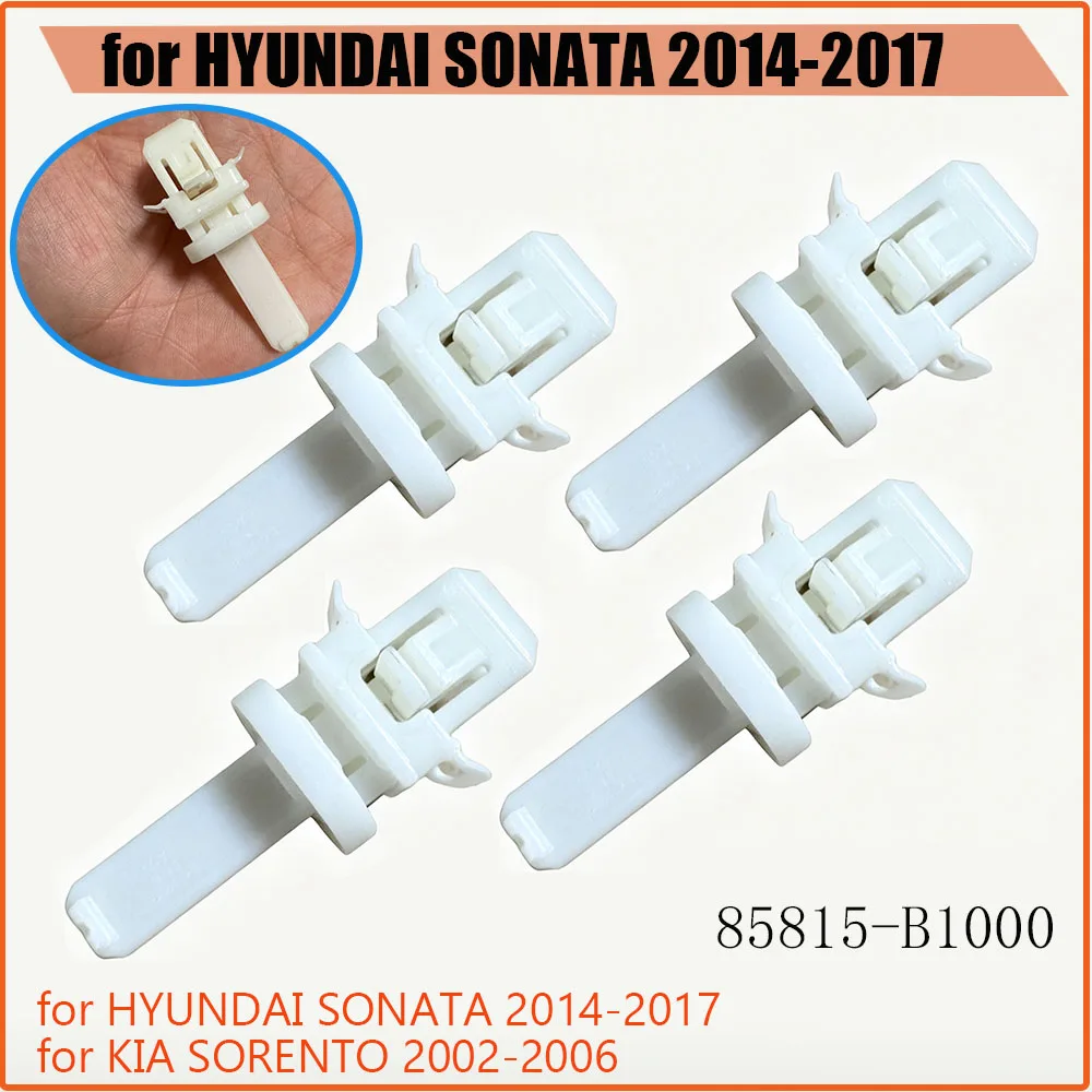2/4 PCS 85815-B1000 A-pillar Interior Trim Panel Fixing Clip for HYUNDAI SONATA 2014-2017 for KIA SORENTO 2002-2006 Genuine
