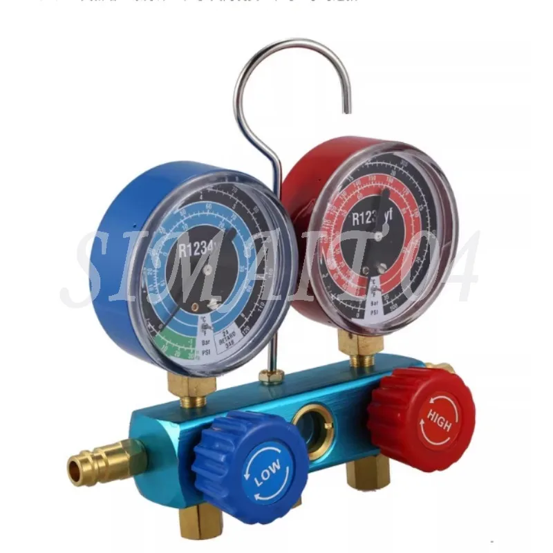 Air Conditioning Refrigeration R1234YF A/C Car Manifold Gauge Set