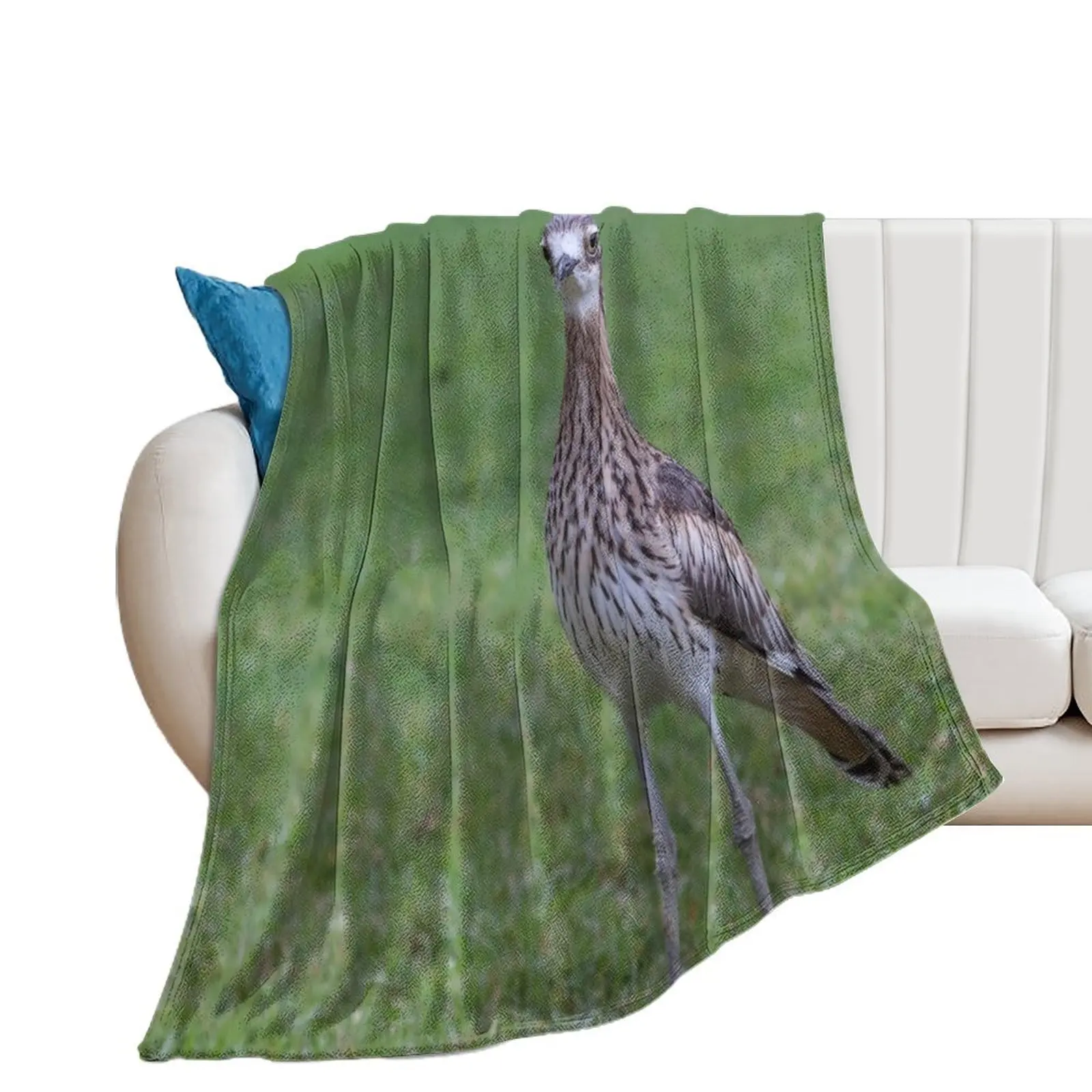 Stone Curlew Throw Blanket Personalized Gift Weighted Blankets