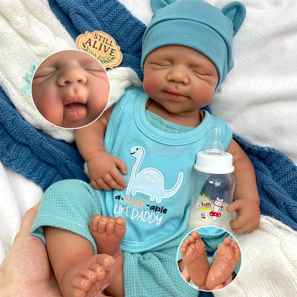 

Реалистичная кукла-реборн (девочка/мальчик) из силикона, 20 дюймов, с открытым ртом, мягкая, утяжеленная, для эмоционального восстановления пожилых людей