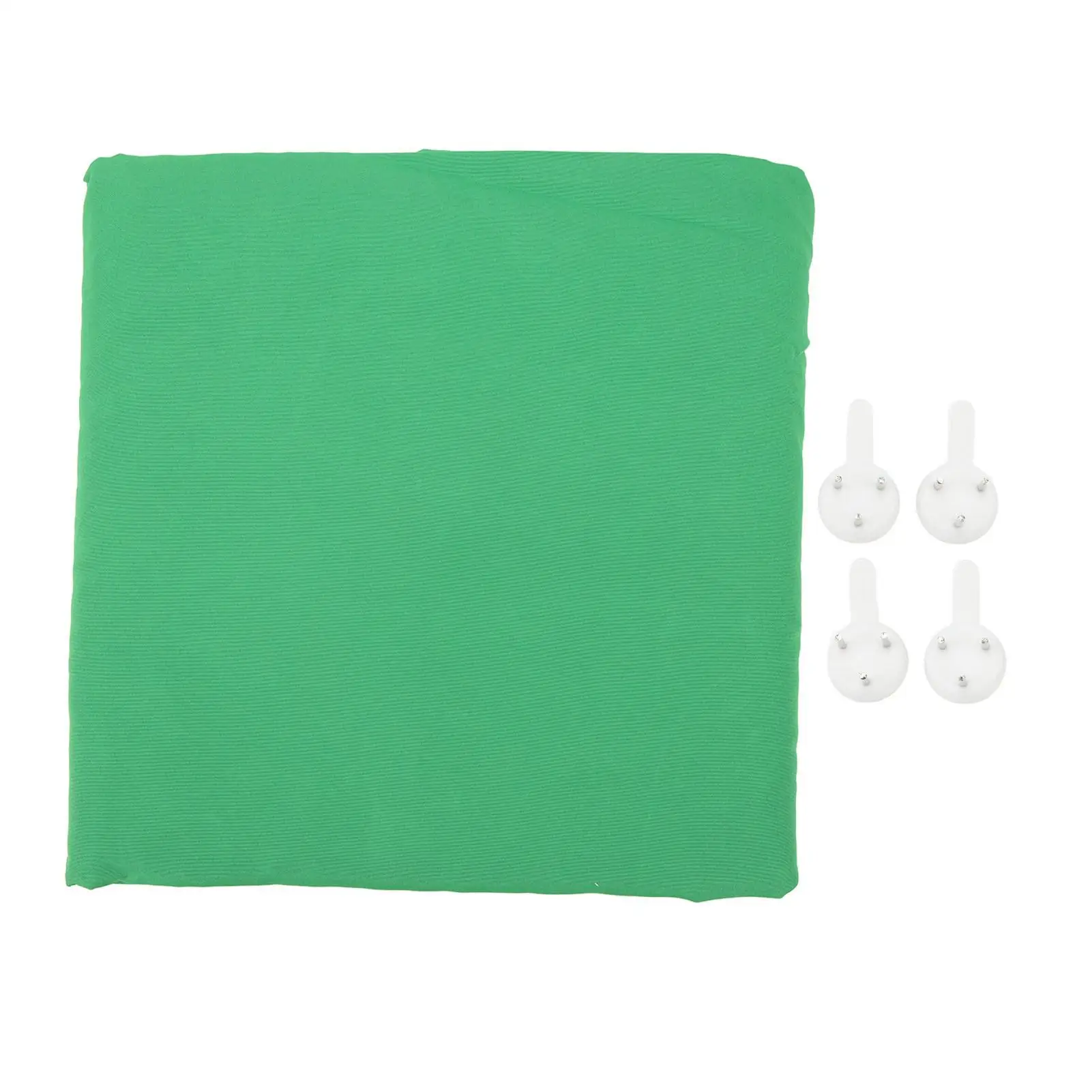 Collapsible Opaque Polyester Virtual Background Screen - Foldable Light-Absorbing Backdrop for home Studio