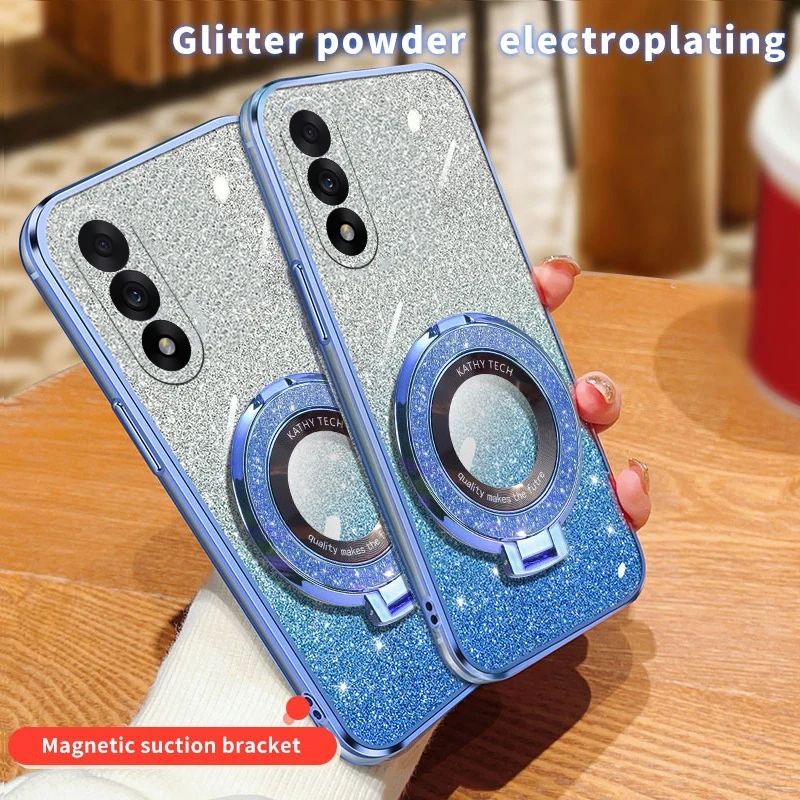 

Для Oneplus Nord 5 CE 5 5G чехол блестящий силиконовый противоударный кронштейн с поддержкой Oneplus Nord CE 5 5G задняя крышка