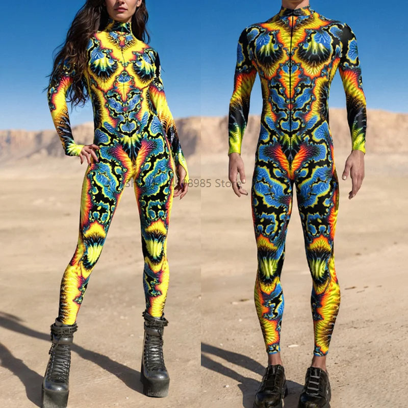 

Cool Cyber Armour Jumpsuit Cosplay Bodysuit Steampunk Punk Costume Halloween Party Shows Perfermence Men Zentai Suit 2025