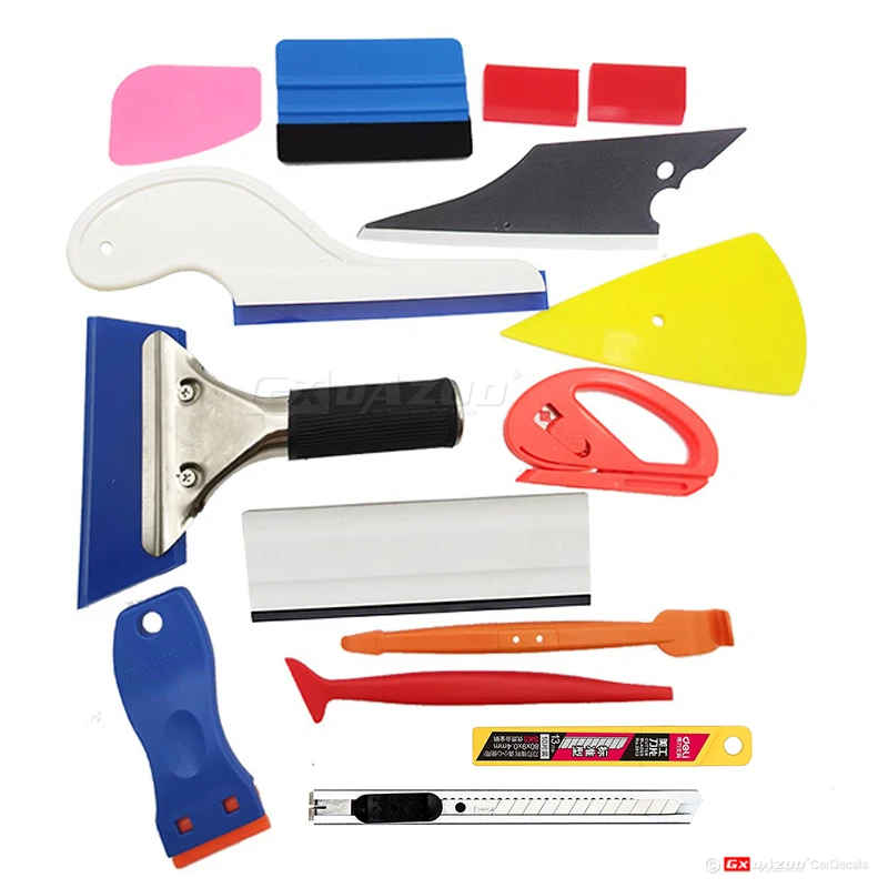 Car Window Film Tinting Tools Kit Scraper Squeegee for Car Window Film Vinyl Film Wall Stickers  Window Tint Tools