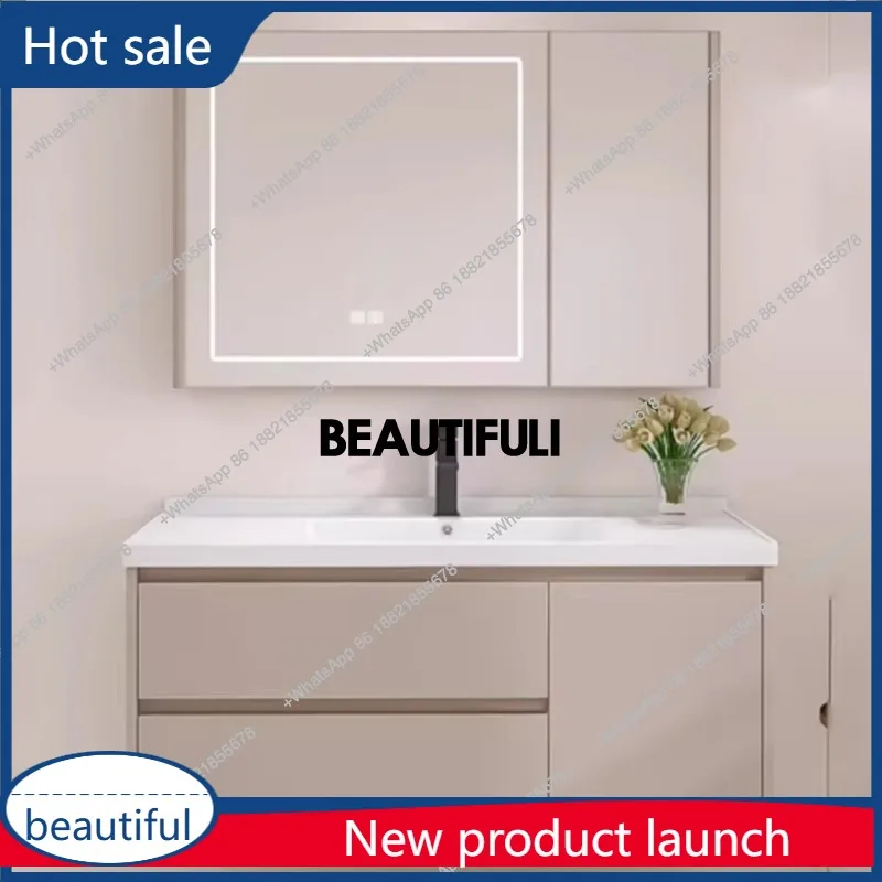 

A13 Lighting Modern Bathroom Cabinet Classic Washroom Home Toilet Bathroom Cabinet Vanity Shelf Armoire Salle De Bain Furniture