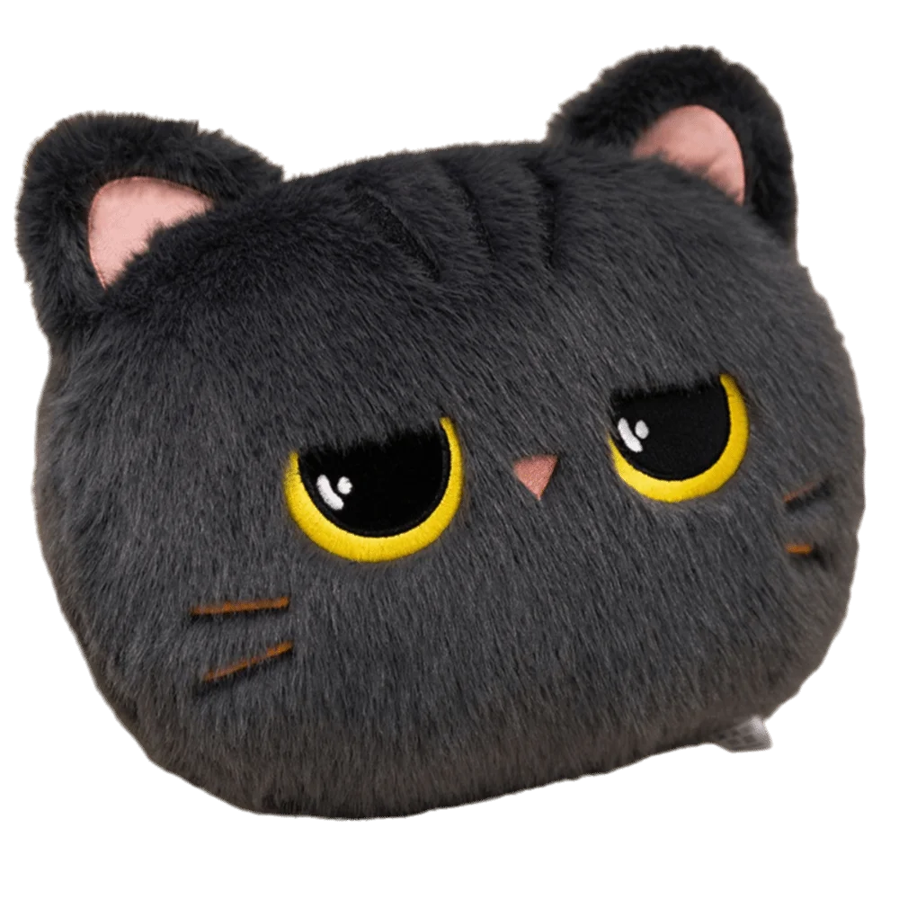 Cute Doll Super Soft Black Cat Plush Toy Kawaii Plush Cat Plush Throw Pillow 30cm Cute Cat Stuffed Toy Girls