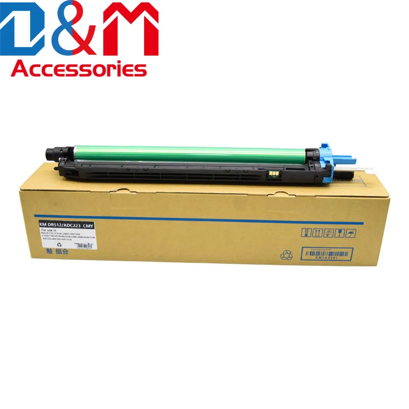 Imagem -06 - Tambor Dr512 C224 para Konica Minolta Bizhub C284 C364 C454 C554 C221 C221s C281 C224e C284e C364e C454e Kit de Tambor Cmyk Dr512 Unidade de